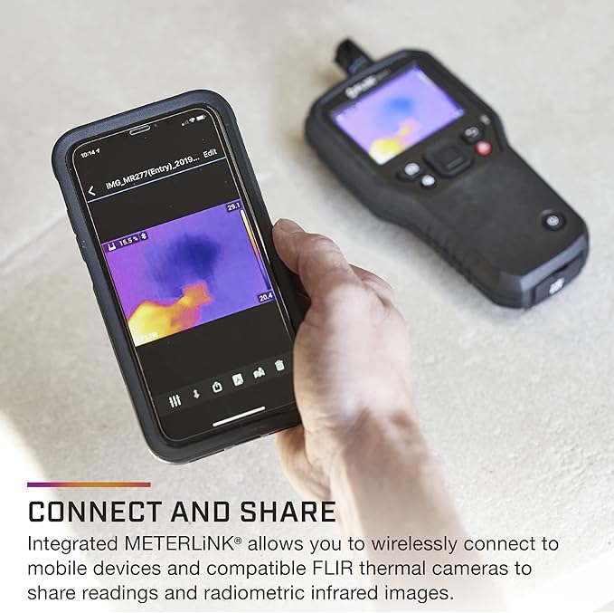 FLIR MR277 Moisture Meter, MSX IR Camera & Hygrometer - Image 8