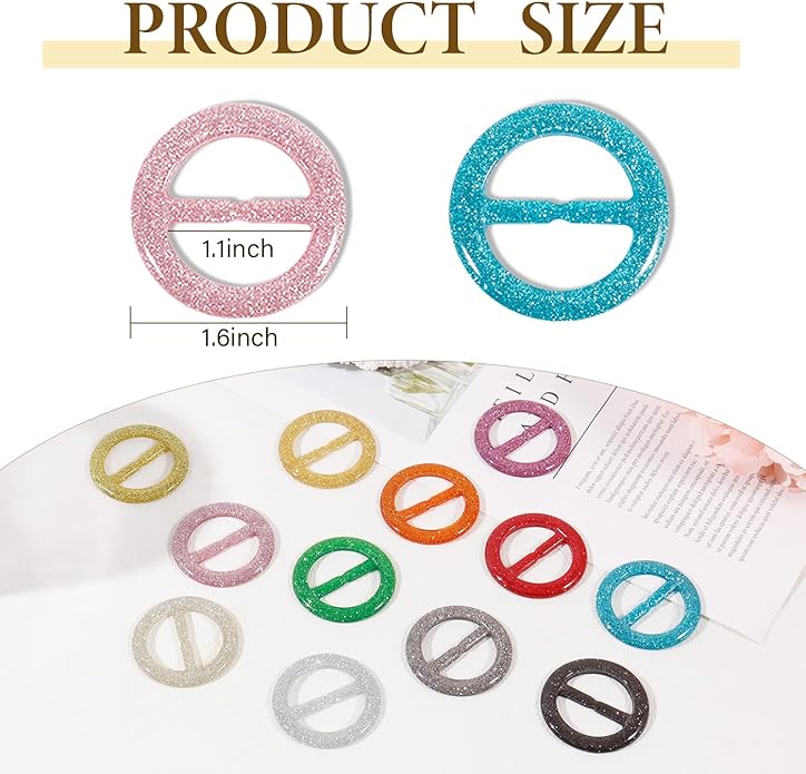 T-Shirt Clips 9 PCS, Clothes Corner Knotted Button, Fashion Alloy Pearl - Image 7