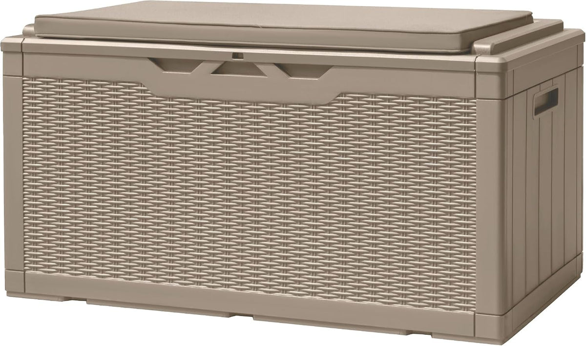 devoko 100 gallon deck box waterproof outdoor storage, main product view