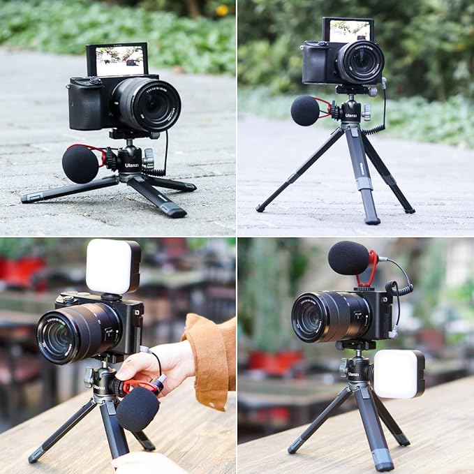 Portable Desktop Mini Tripod PICTRON MT-24 Compact Camera Tripod Aluminum Alloy - Image 6