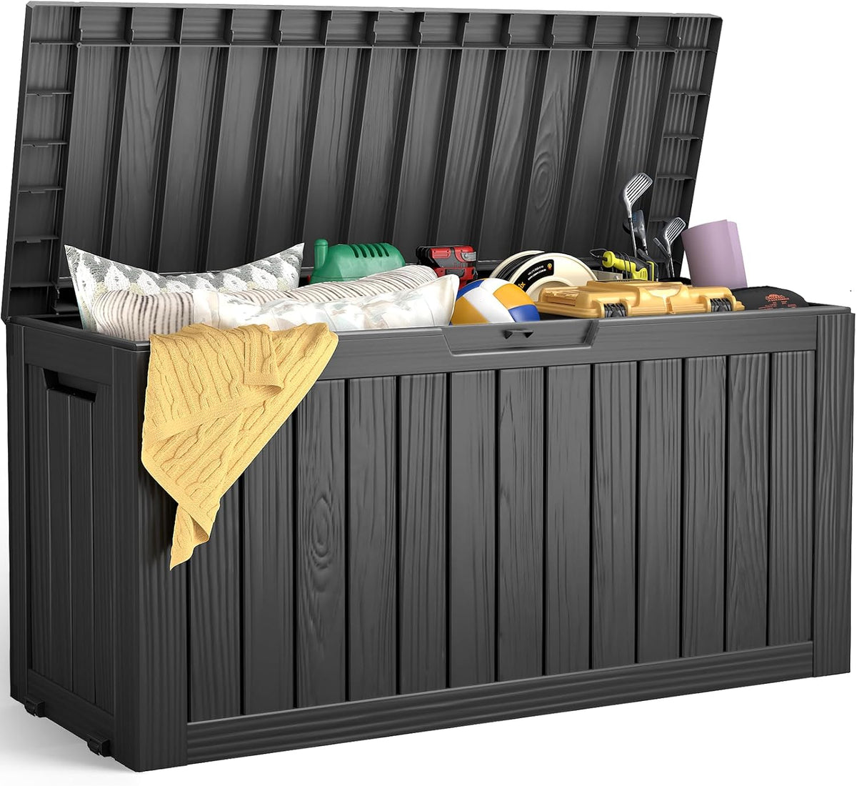lubannese outdoor storage box, waterproof deck box, outdoor, main product view