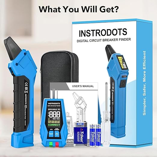 INSTRODOTS Circuit Breaker Finder, Digital Breaker Finder - Image 9