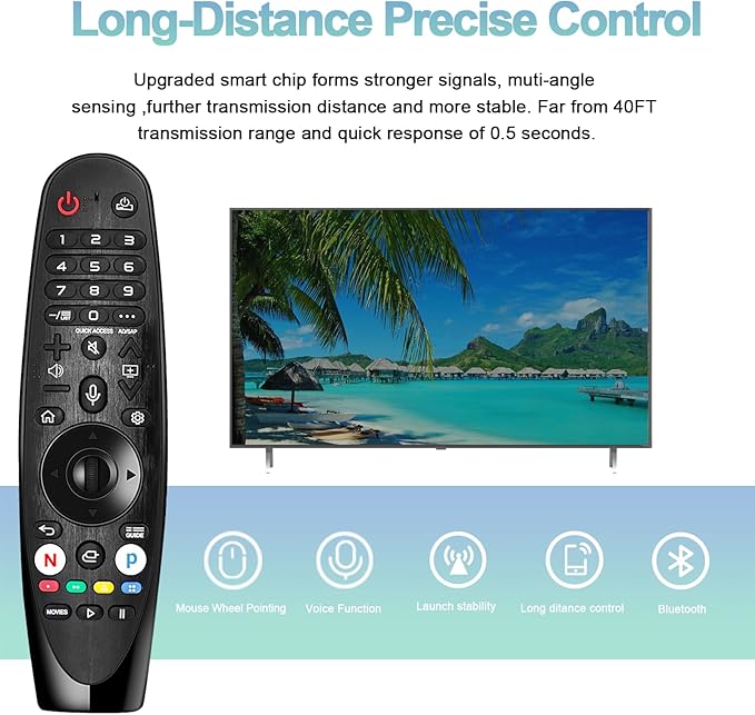 Voice Magic Remote Control for LG MR20GA AKB75855501with Voice and Pointer Also - Image 6