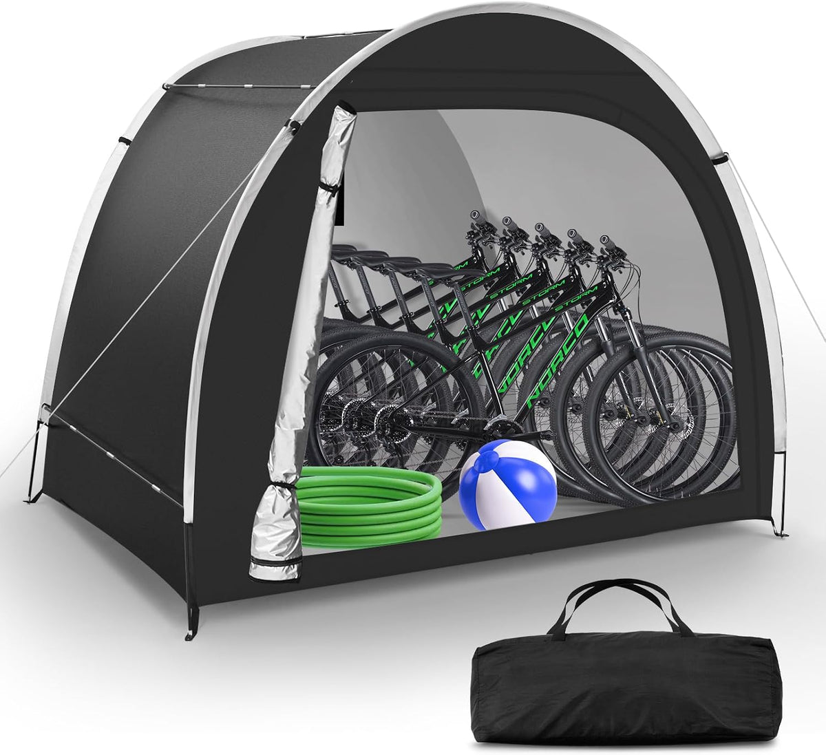 bike storage tent, pu5000 waterproof outdoor shed for, main product view