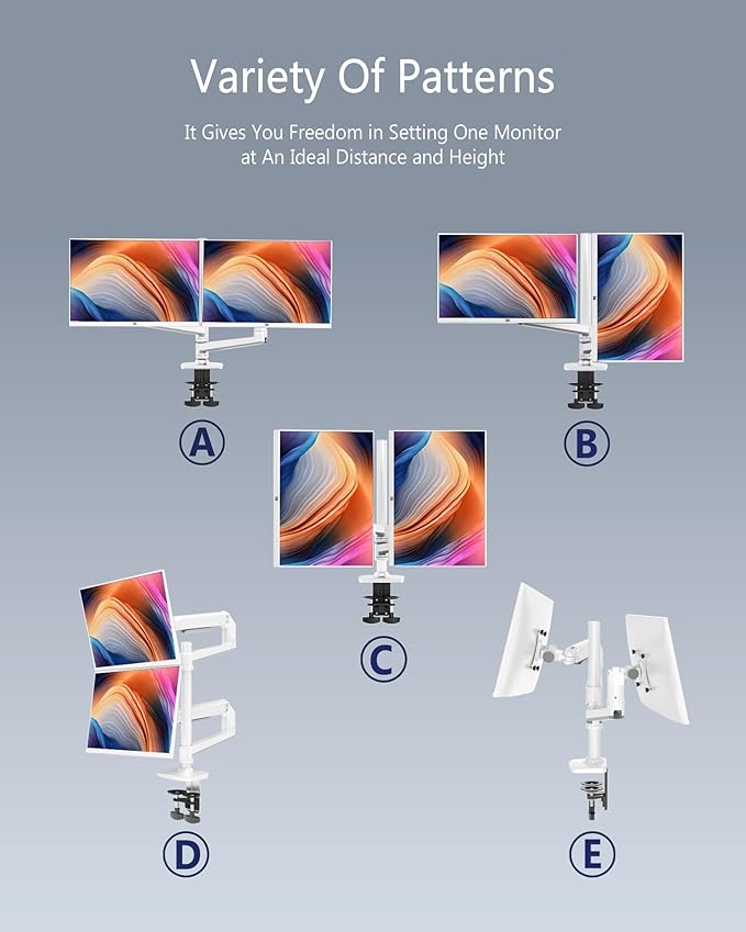 Ergounion Premium Dual Monitor Stand - Image 7
