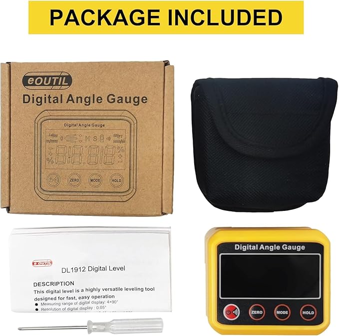 Magnetic Digital Angle Finder Protractor Inclinometer - Image 6