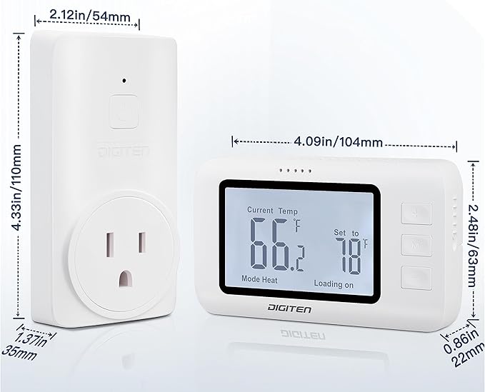 Wireless Thermostat for House, SENSTREE Remote Temperature Controller, - Image 7