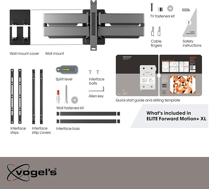 Vogel's TVM 5855 Full-Motion Ultra Strong TV Wall Mount - Image 8