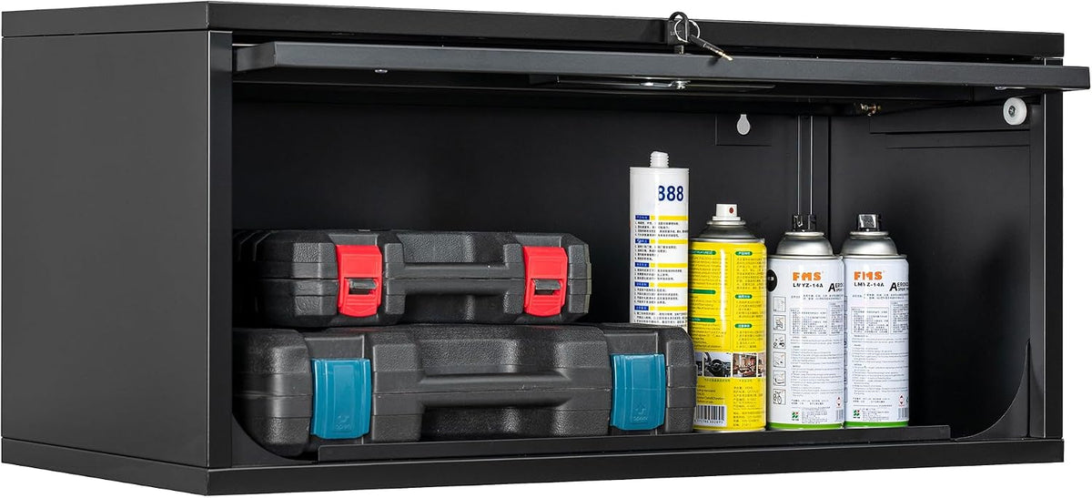 fesbos metal storage cabinet black wall cabinets with, main product view