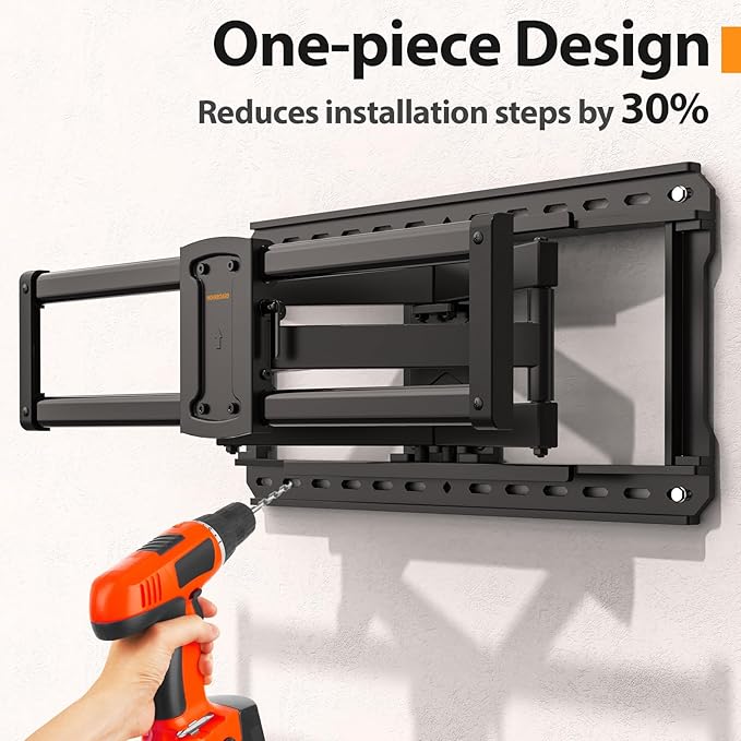 IWORKBOARD Full Motion 75 85 86 90 97'' TV Wall Mount Bracket, Loads 150 lbs - Image 8