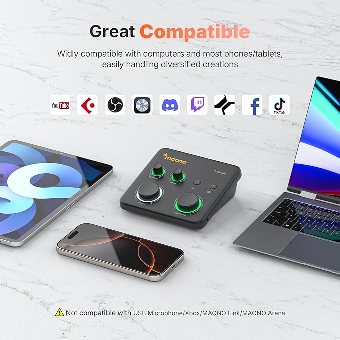 MAONO USB Audio Interface for PC: Interface - Image 9