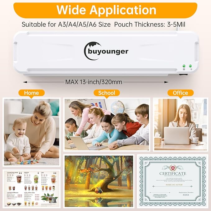 Buyounger Laminator Machine, A3 Laminator Machine - Image 8