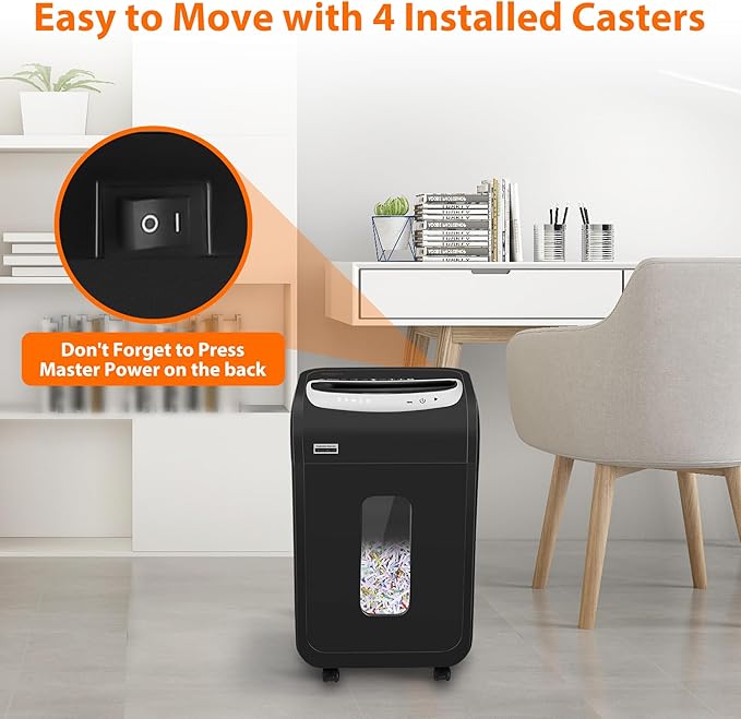 VidaTeco Paper Shredder for Home Office Heavy Duty - Image 8