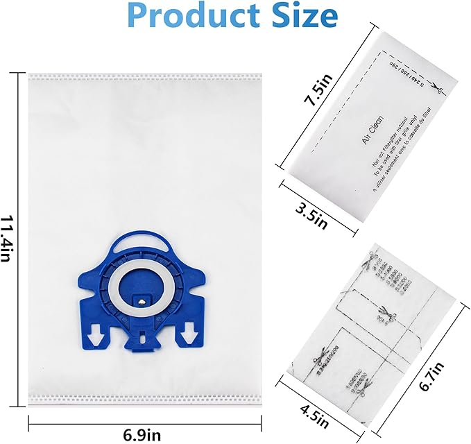 Improvedhand 10 Packs 3D Airclean Bags Replacement - Image 8