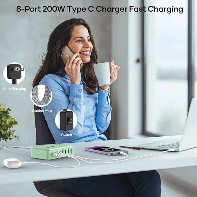 8-Port Multiple Charger Station 200W - Image 7