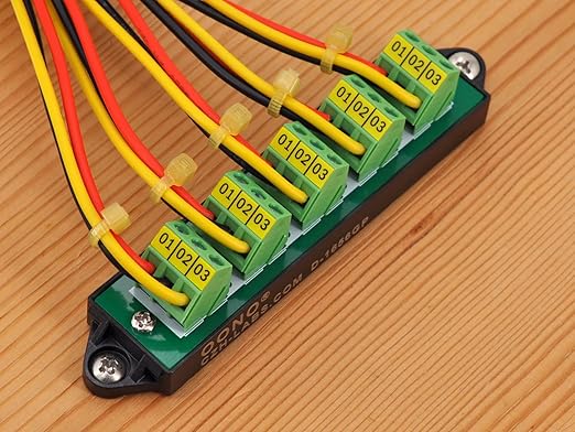 16Amp 300V 3x5 Position Terminal Block Distribution Module. OONO D-1656GP - Image 7