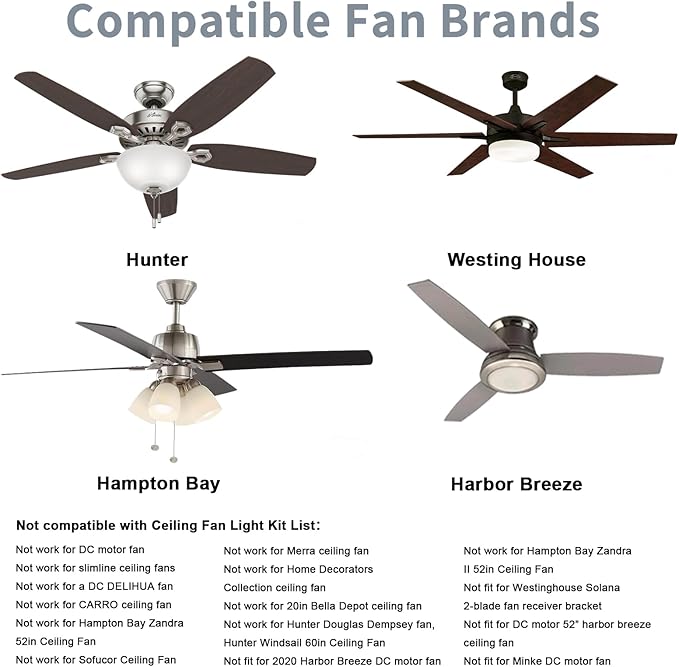 Ceiling Fan Remote Control Kit, Universal Ceiling Fan Remote Control Kit - Image 9