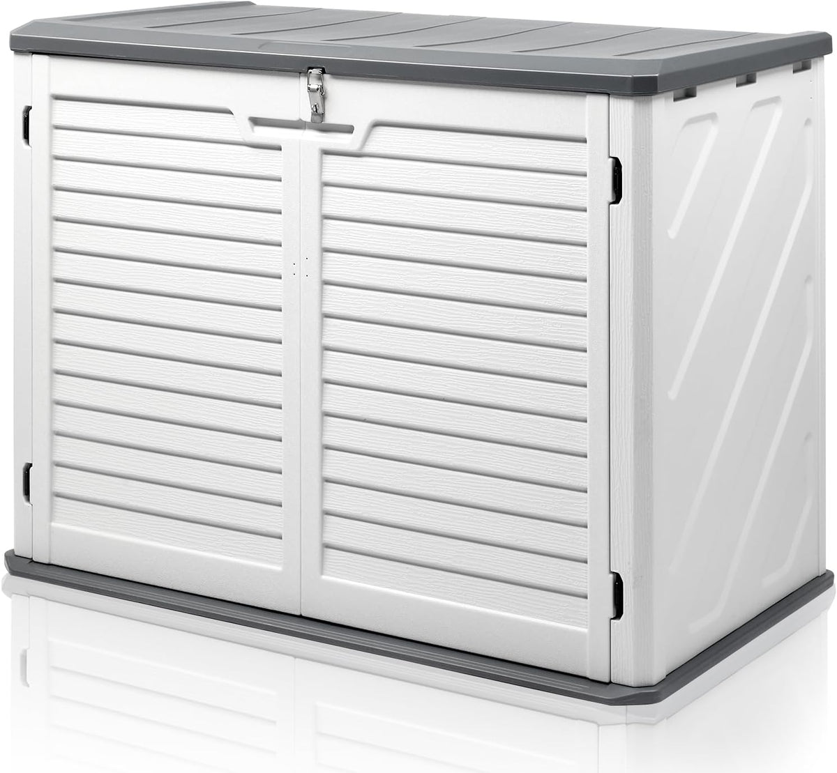 vingli upgraded 31.5 cu.ft plastic outdoor storage shed, main product view