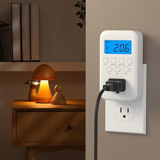 HBN Watt Meter Plug with Backlight, Plug-in Socket Power Meter Electricity - Image 9