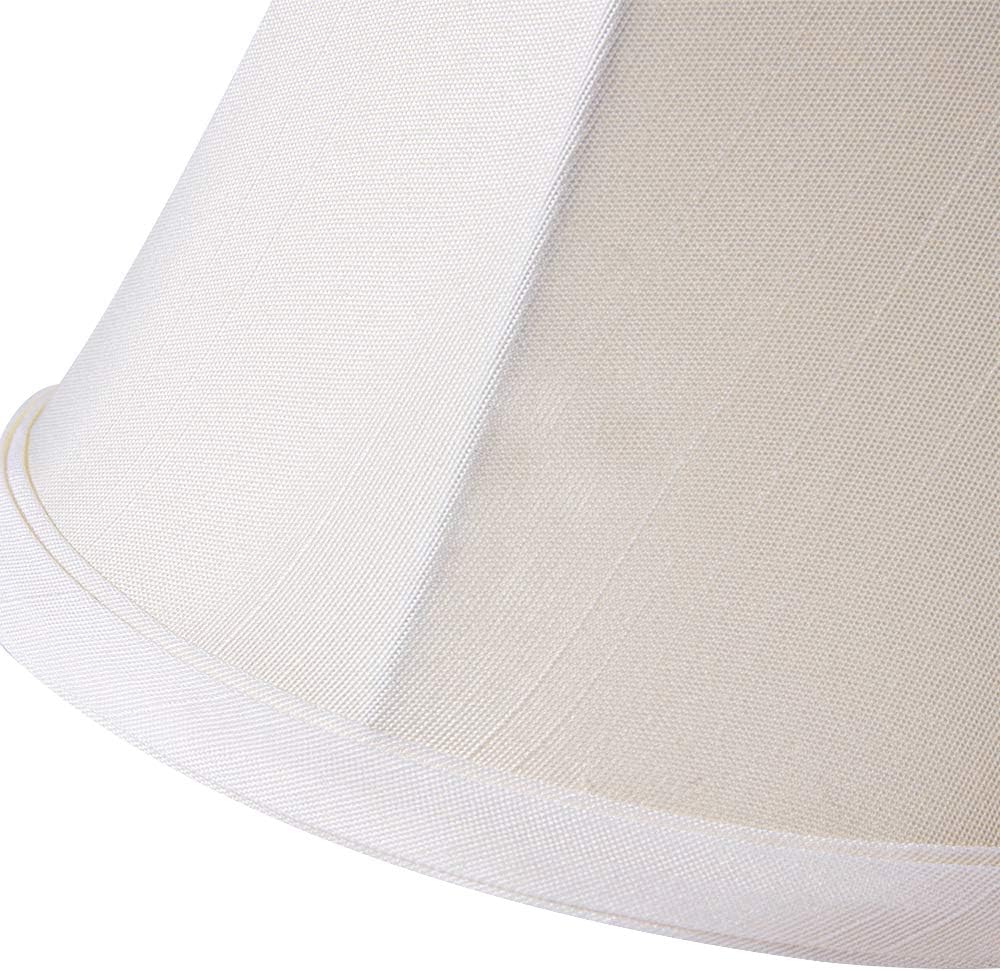 Wellmet Chandelier Shades, ONLY FOR CANDELABRA BULBS, Clip-on Fitter Lamp Shades, 3" X 6" X 5", 6 pcs Set (Pack of 2)