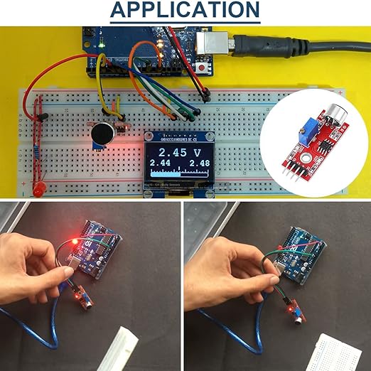 DAOKAI 5PCS High Sensitivity Microphone Sensor Module Two Channels Sound - Image 7