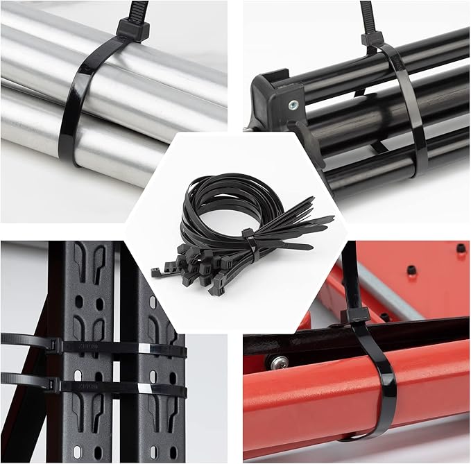XINGO 31 inch Black Zip Ties Heavy Duty 40PCS, 250 LBS Ultra Strong Plastic - Image 6