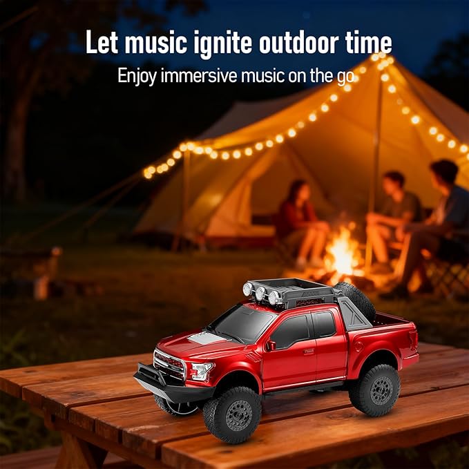 WS-589 Rugged Pickup Truck Bluetooth Replica Speaker – Portable Audio - Image 7
