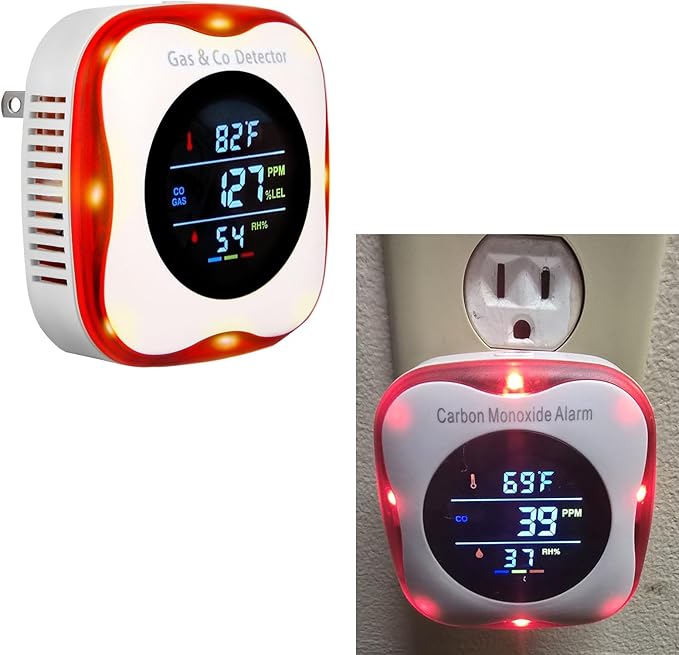 Combustible Gas & Carbon Monoxide Detector 4-in-1 Alarm - Image 8