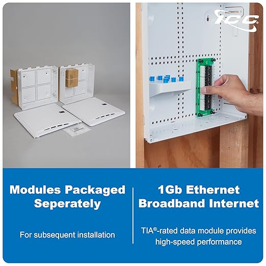 ICC 28” Plastic Structured Wiring Enclosure, Media Enclosure - Image 9
