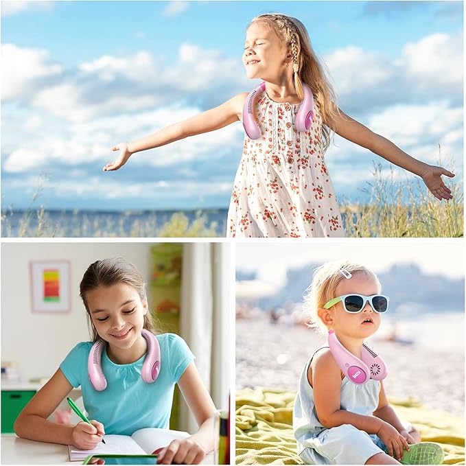 Kids Neck Fan, Portable Bladeless Fans - Image 6