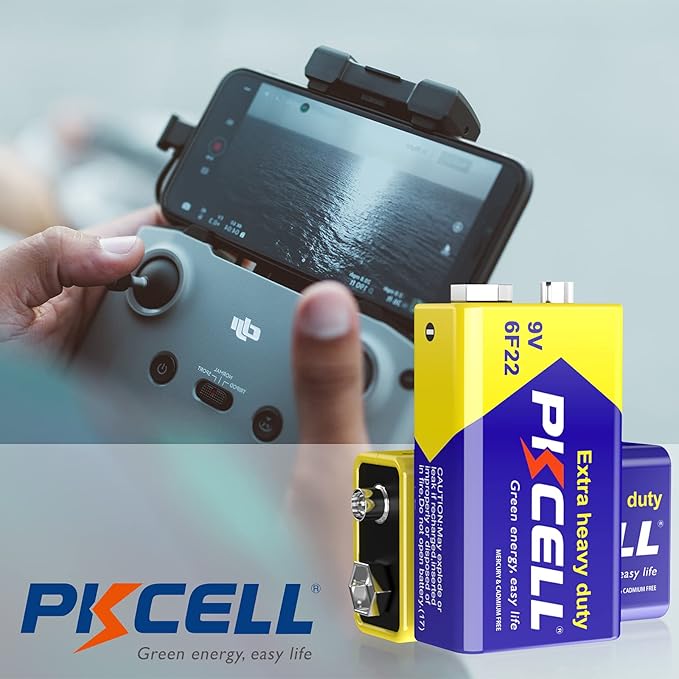 PKCELL 9V Batteries, 24 Pack 9 Volt Batteries Carbon Zinc, 9V Battery - Image 7