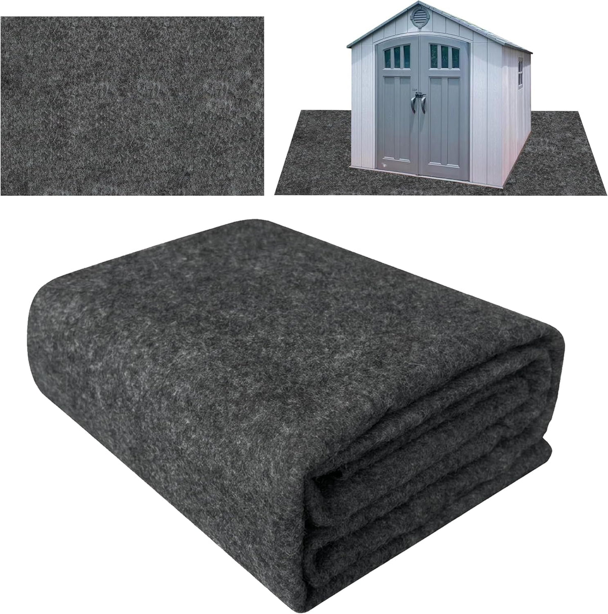 ogrmar 6x8.2 ft outdoor storage shed mat waterproof, main product view