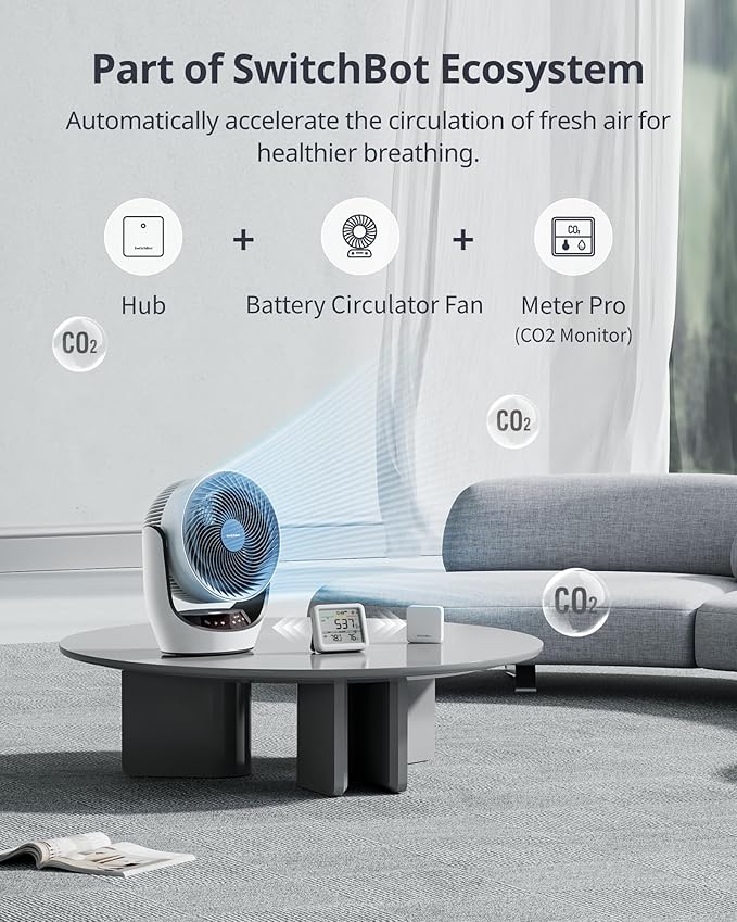 SwitchBot CO2 Detector, Air Quality Monitor Indoor, CO2 Monitor - Image 9