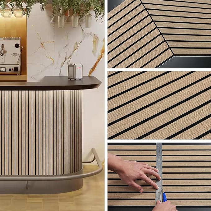 ARMURO Acoustic Wood Wall Panels, 94.5" Extra-Long Easy Peel & Stick Panels - Image 9