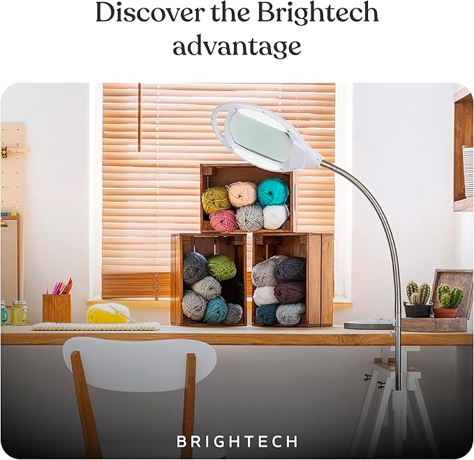 Brightech LightView Pro LED Magnifying Floor Lamp - Image 8