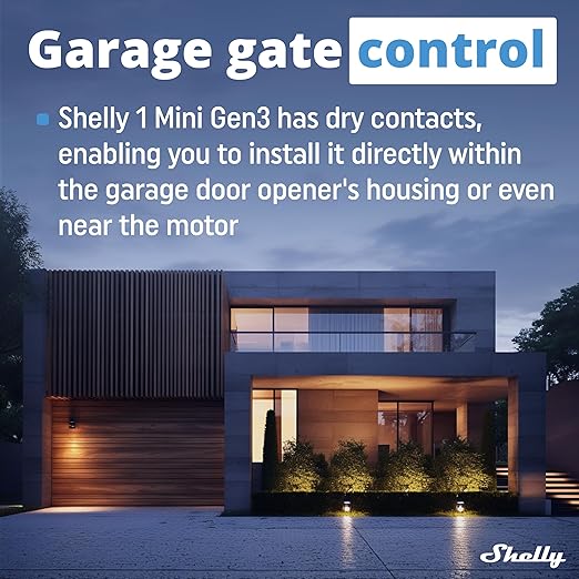 Shelly 1 Mini Gen3 | WiFi Smart Switch Relay 1 Channel 8A | Home Automation | - Image 7