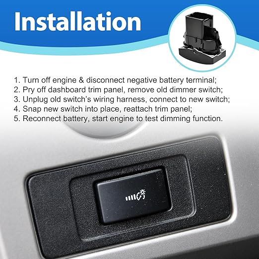 Instrument Panel Dimmer Switch Fits - Image 6