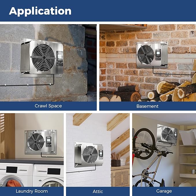 ALORAIR 570 CFM Crawl Space Ventilator Fan - Image 7