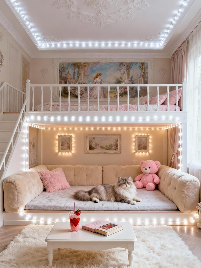 Led Strip Lights for Bedroom Dimmable 30 FT 540 Leds Rope Light Flexible Super - Image 9
