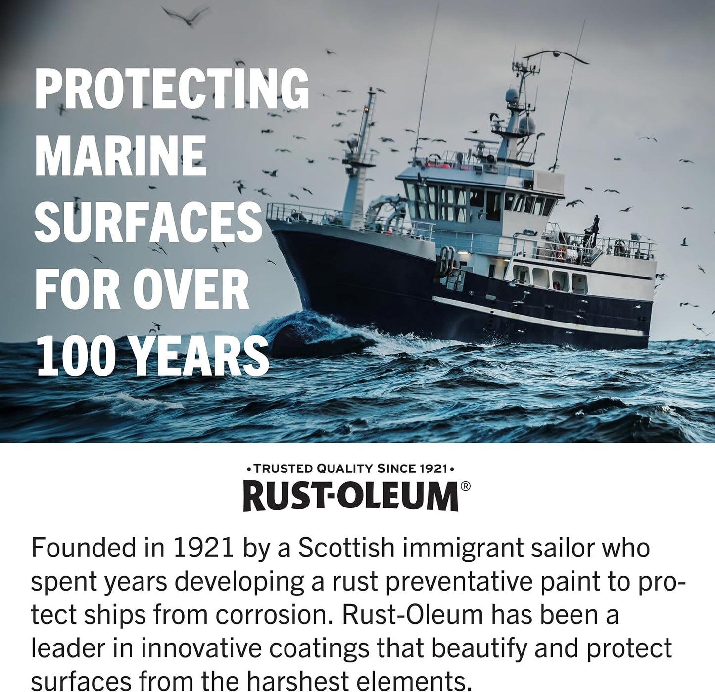 Rust-Oleum 207008-6PK Marine Spar Varnish, Clear
