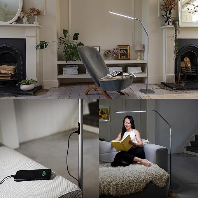 Daylight Slimline 4 LED Floor Lamp - Image 6
