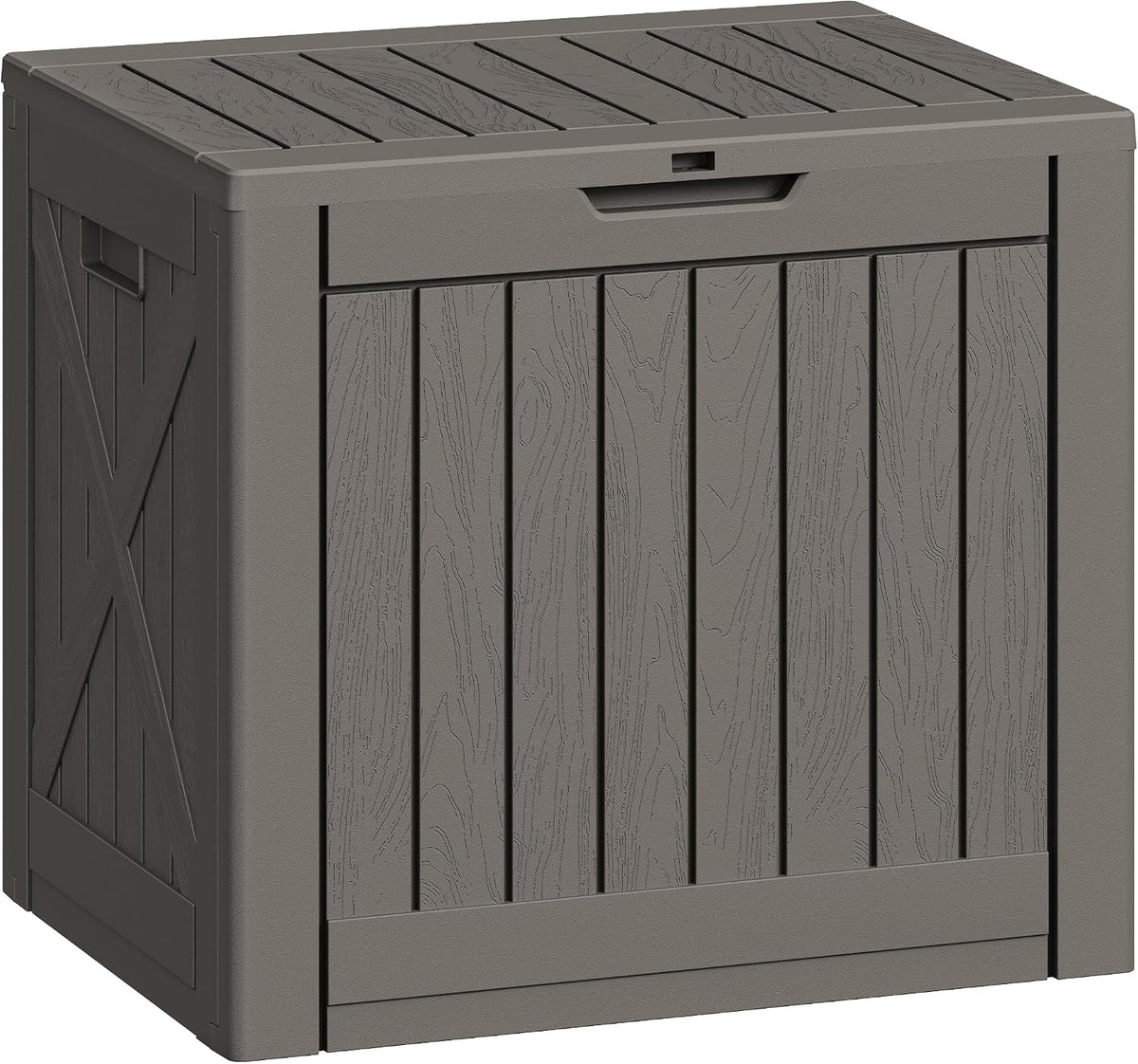 greesum 40 gallon outdoor deck box, resin storage, main product view