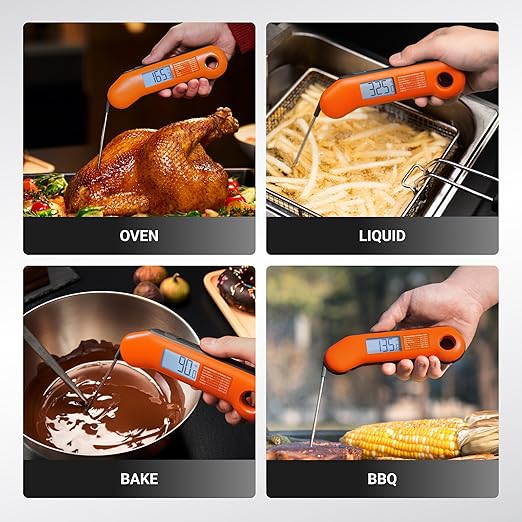 Professional Meat Thermometer Digital, Ultra-Fast 0.5 Sec Instant Read - Image 6