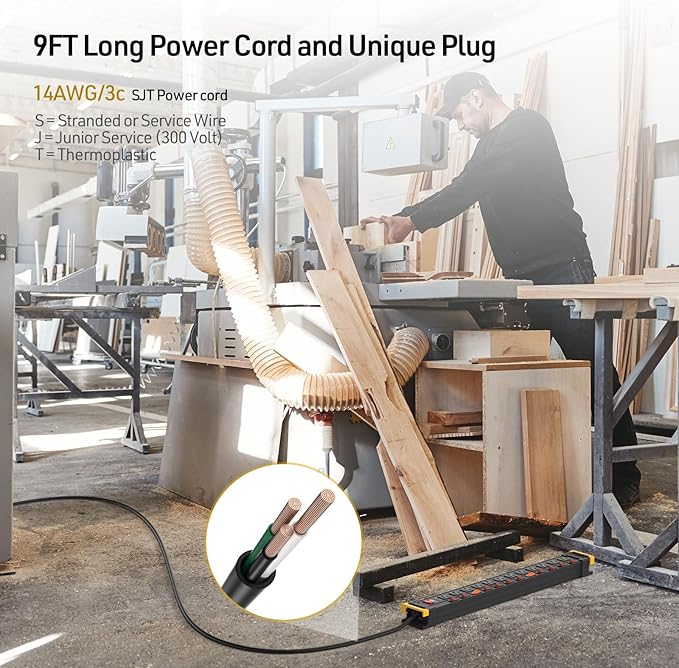 CRST Heavy Duty Metal Power Strip - Image 7