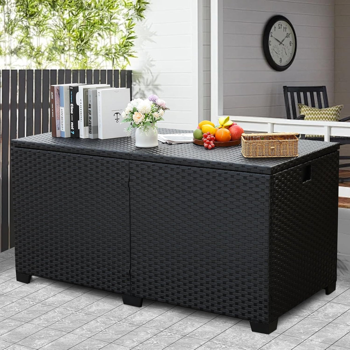 lviden 180 gallon deck storage box outdoor storage, main product view