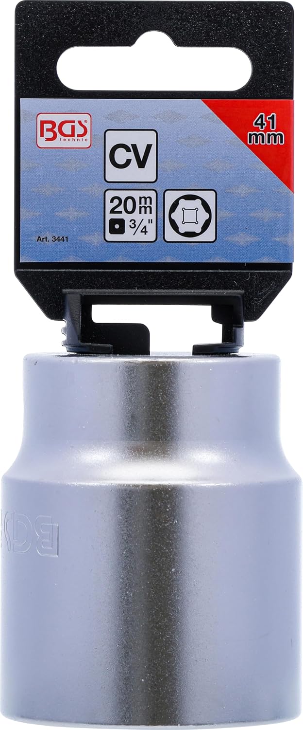 BGS 3441 | Socket, Hexagon | 20 mm (3/4") Drive | 41 mm
