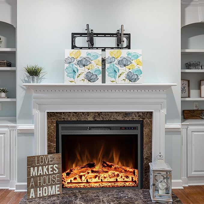 Electric Fireplace, Recessed Fireplace Heater - Image 7