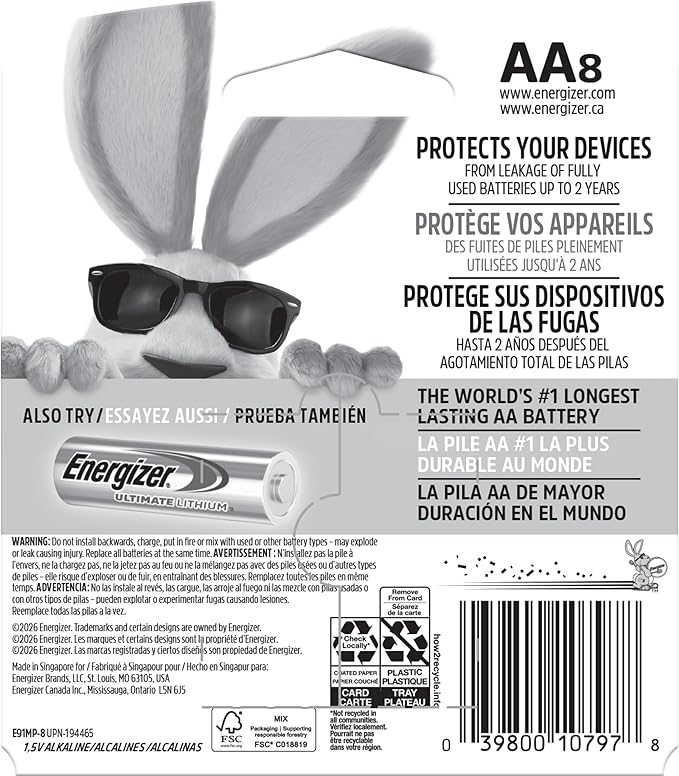 Energizer MAX AA Batteries, Double A Alkaline Batteries - Image 8