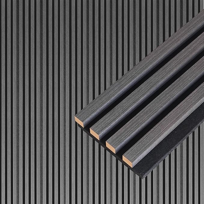 NeatiEase Wood Wall Panels, 9 Feet Acoustic Slat Wall Panels - Image 6