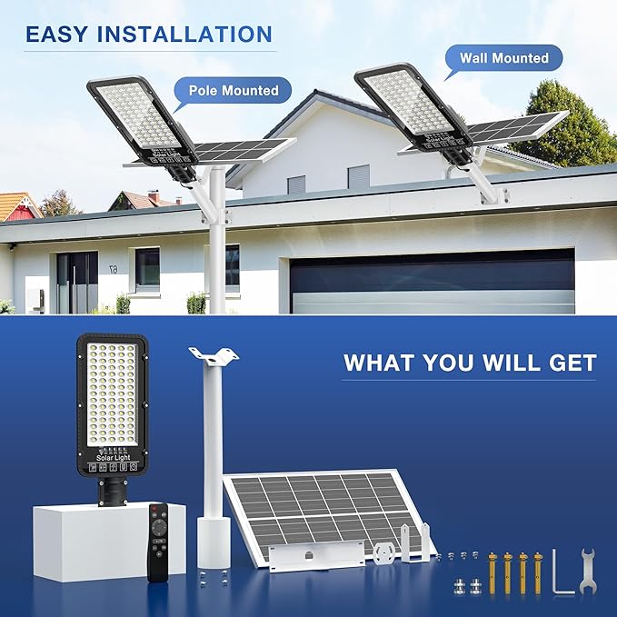 OKPRO 12000W Solar Street Lights Outdoor - Image 9